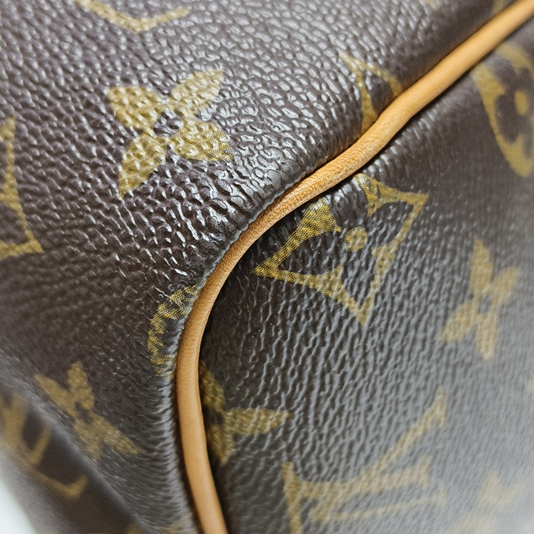 SPEEDY 30 Lona revestida Monogram marrón