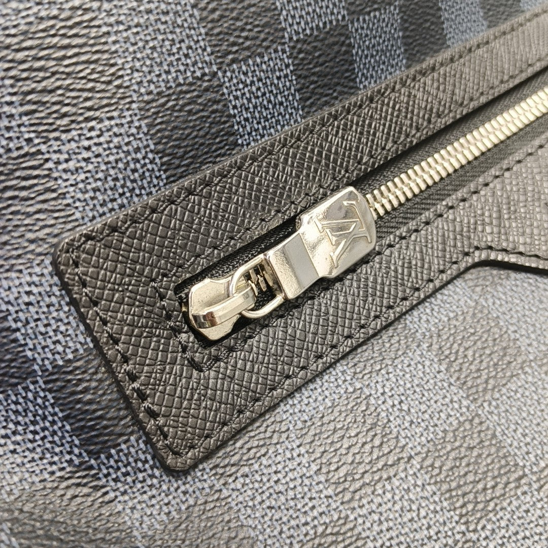 MATCHPOINT Damier Coated Canvas Blue
