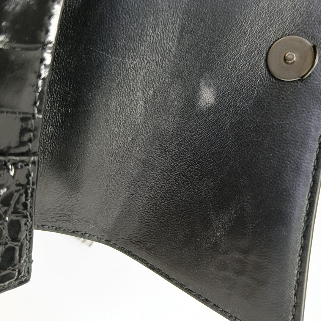 Hourglass Small Calfskin Black