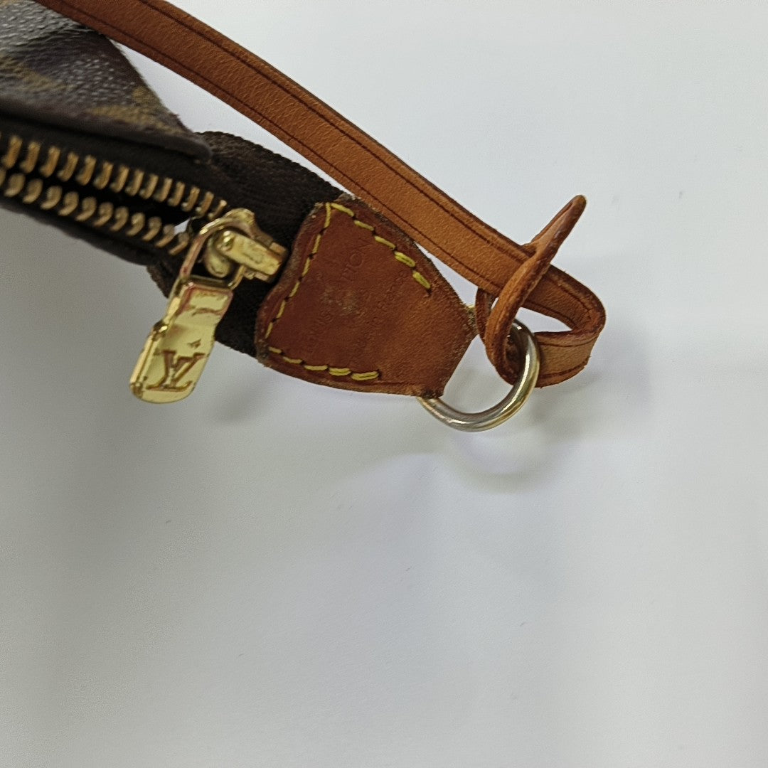 ACCESSOIRES Monogram Coated Canvas Brown