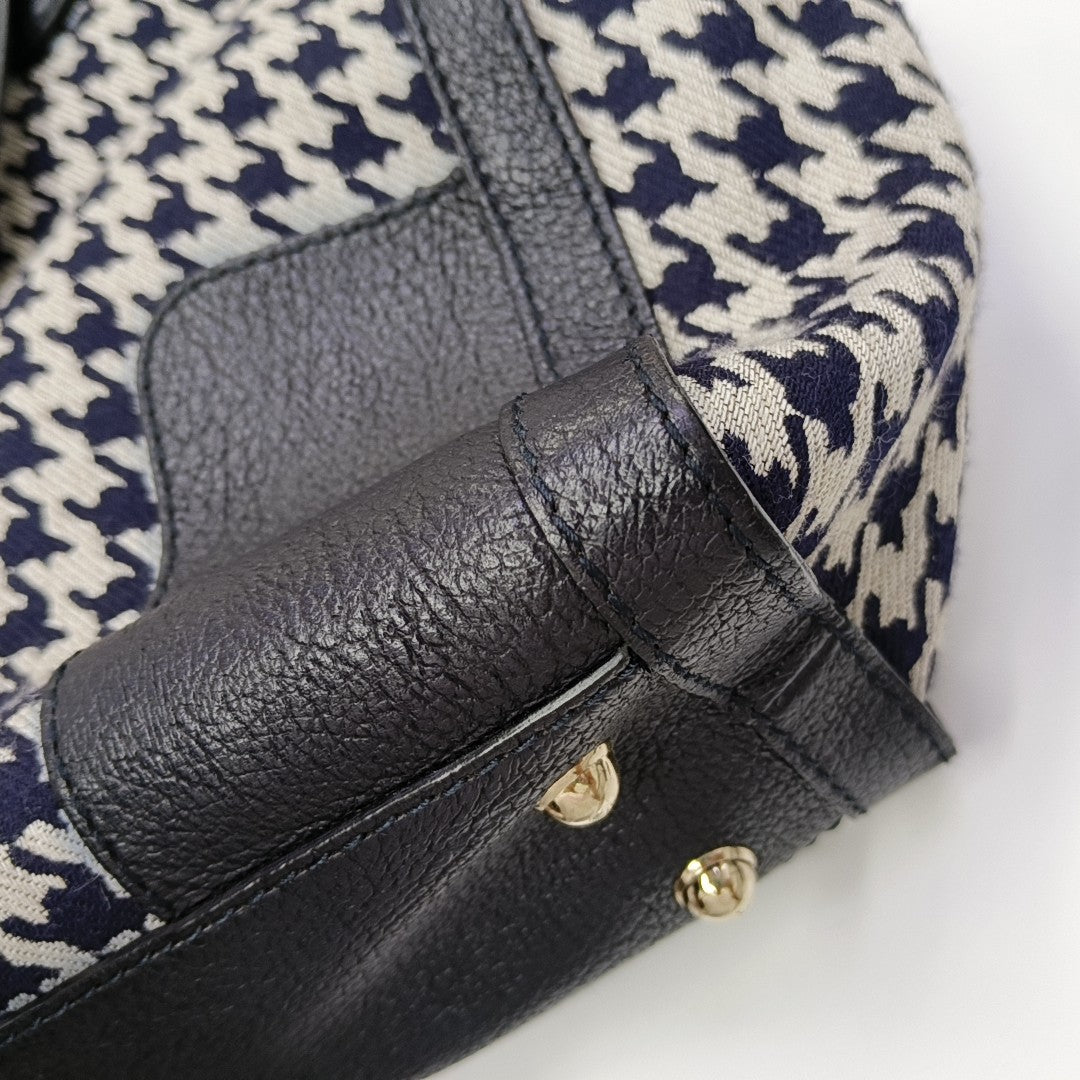 Fabric Top Handle Bag Multicolor