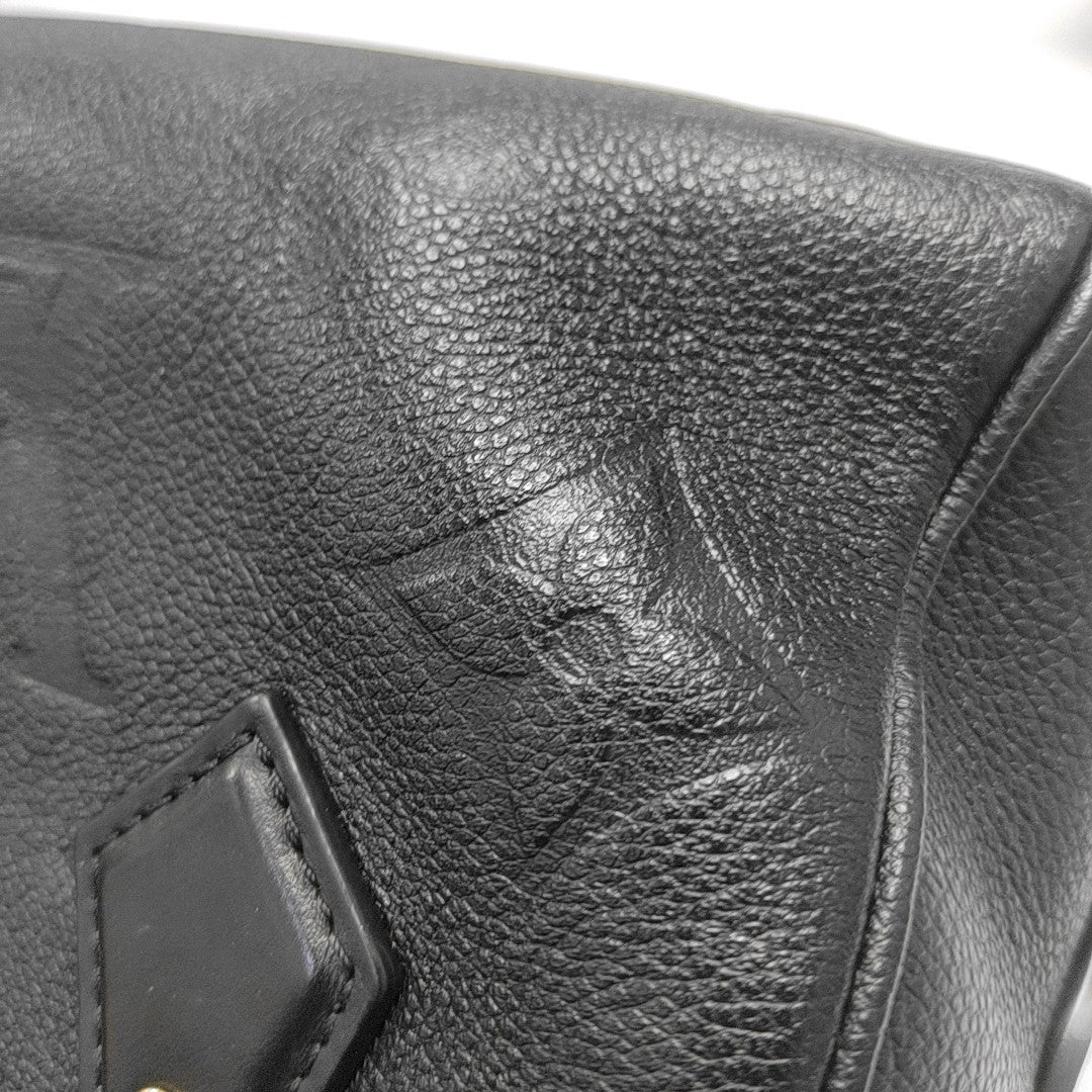 SPEEDY 20 Monogram Calfskin Black