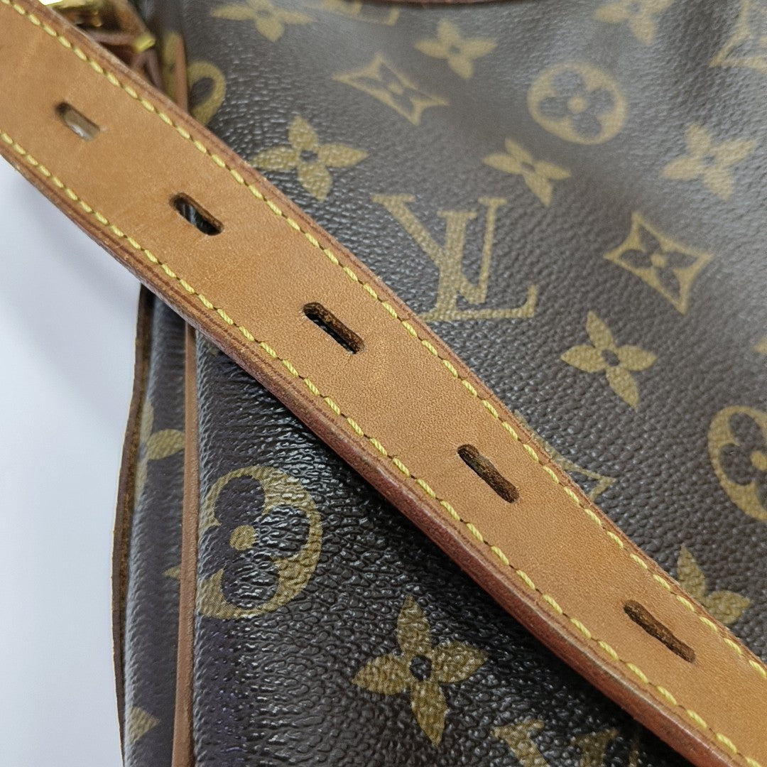 TULUM GM Monogram Coated Canvas Brown