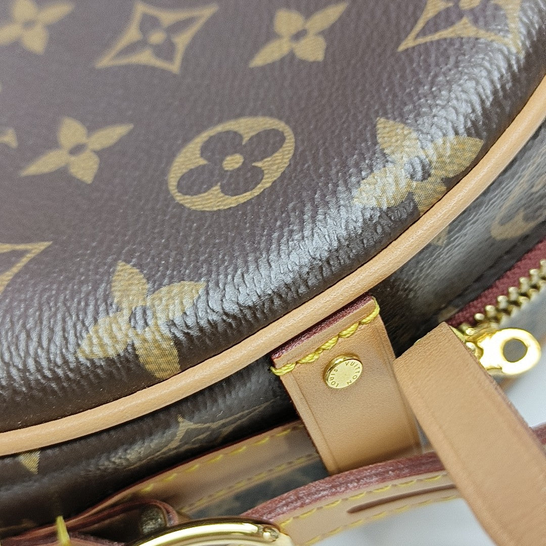 BOITE CHAPEAU MM Monogram Coated Canvas Brown