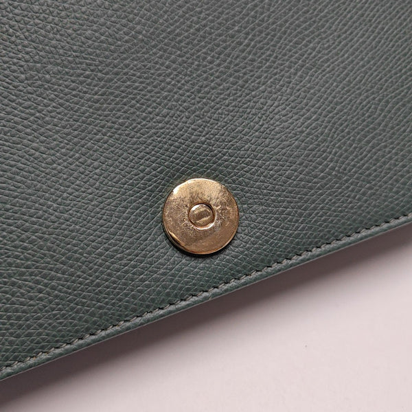 Diorama Small Cannage Calfskin Green