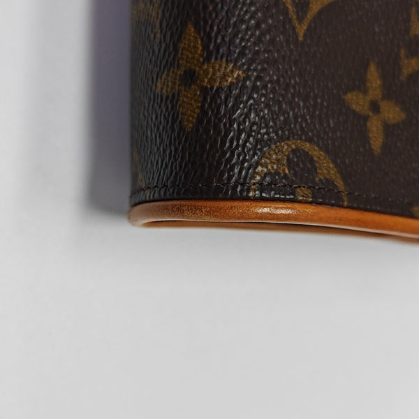 FLORENTINE Monogram Coated Canvas Brown