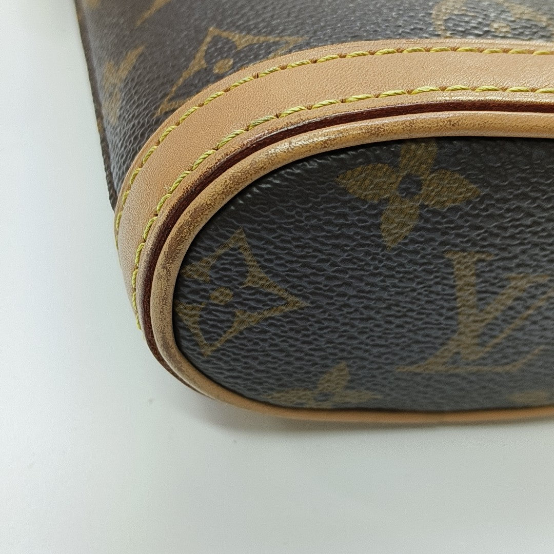 FOLD ME Monogram Coated Canvas Brown