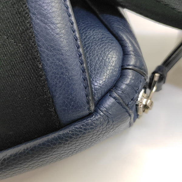 Calfskin Shoulder Bag Blue