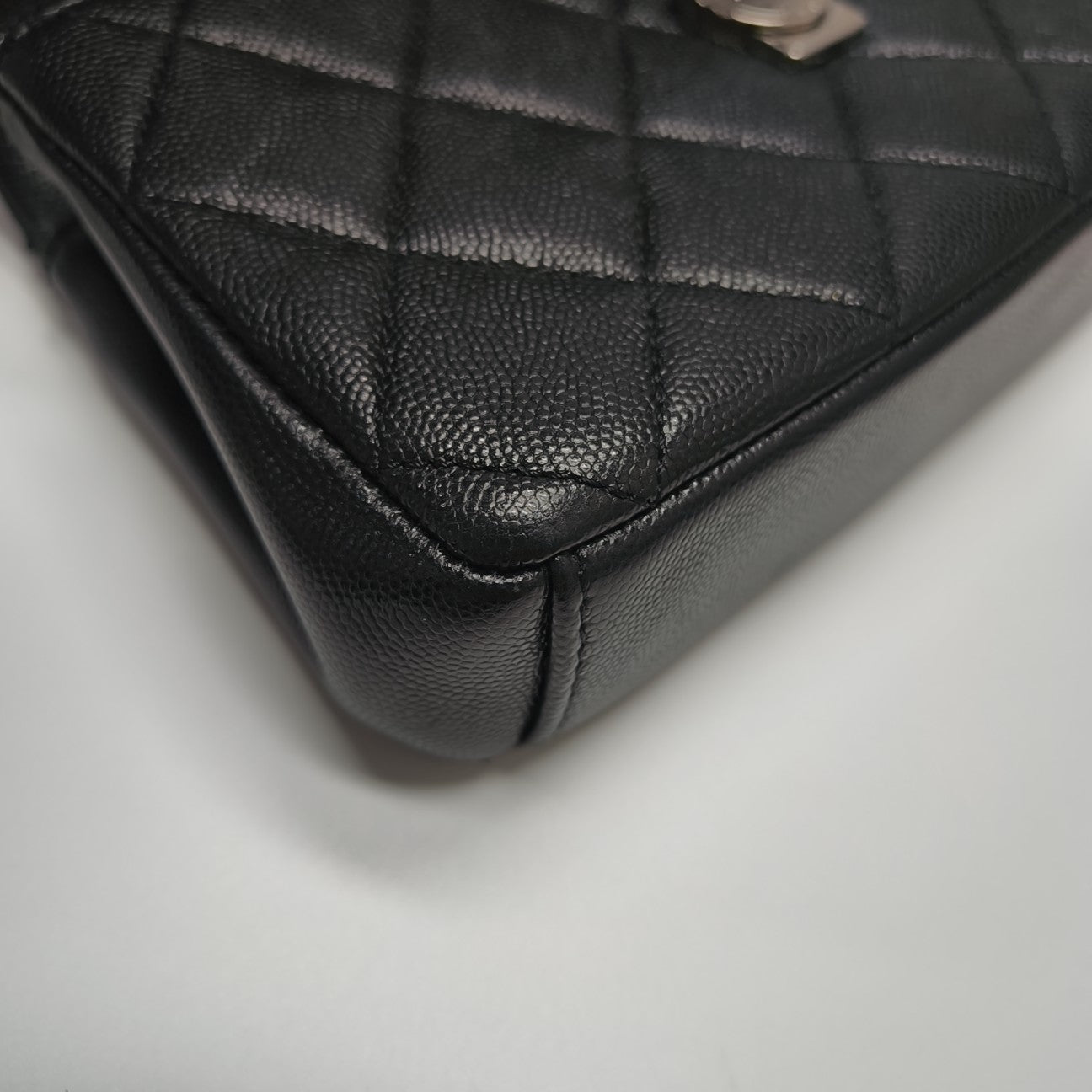 My Everything Flap Quilted Grained Calfskin Black