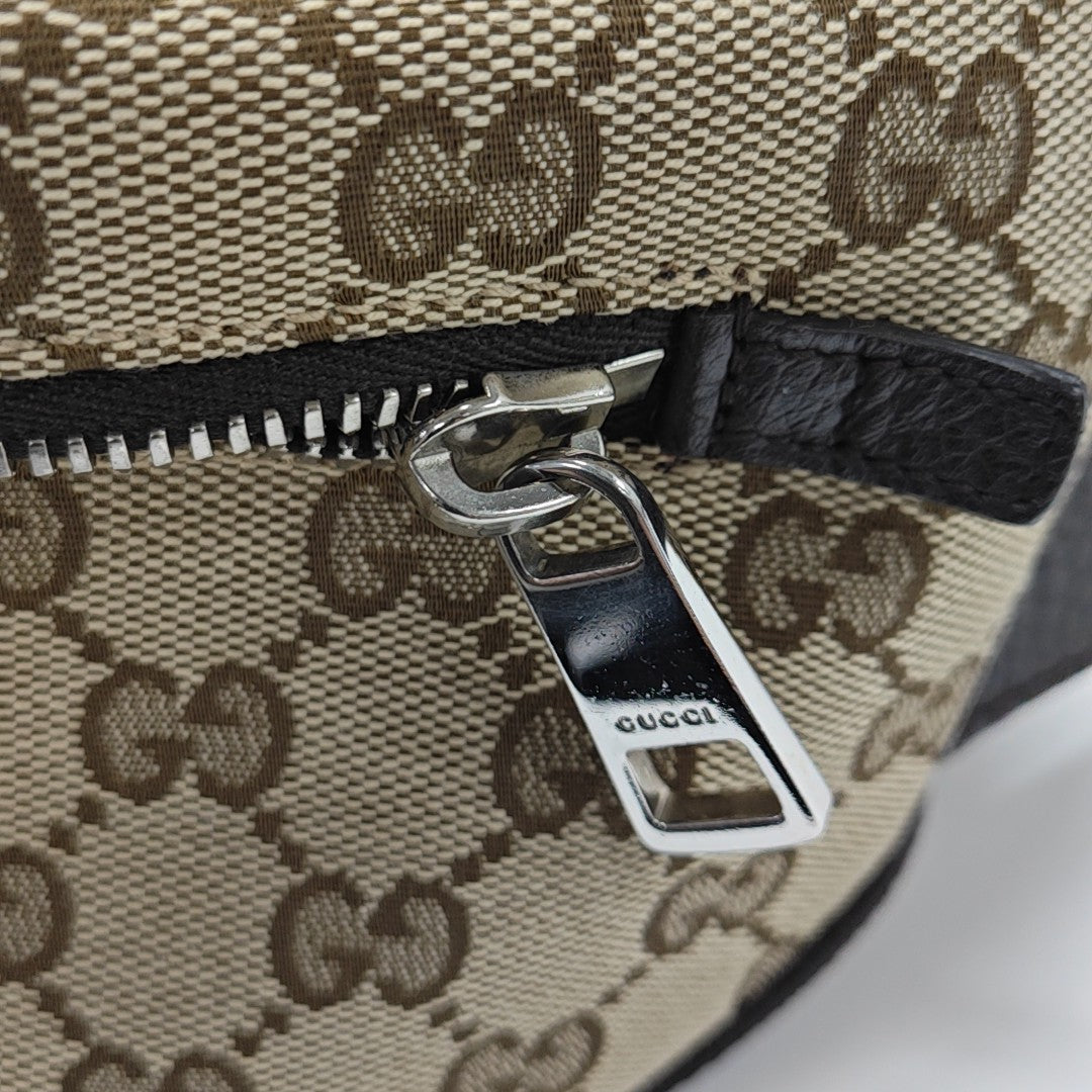 Monogram Canvas Shoulder Bag Beige