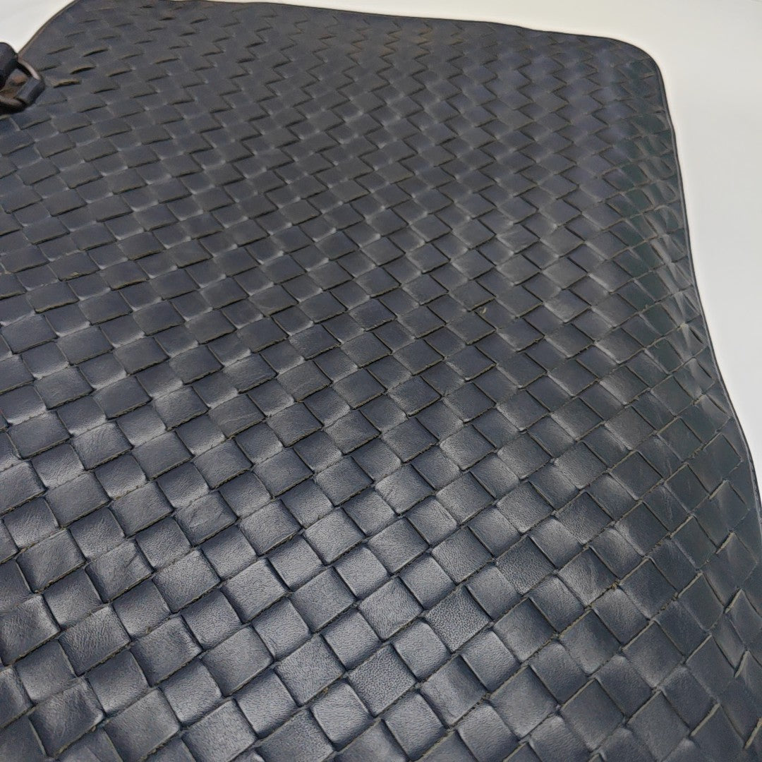 Calfskin Shoulder Bag Blue