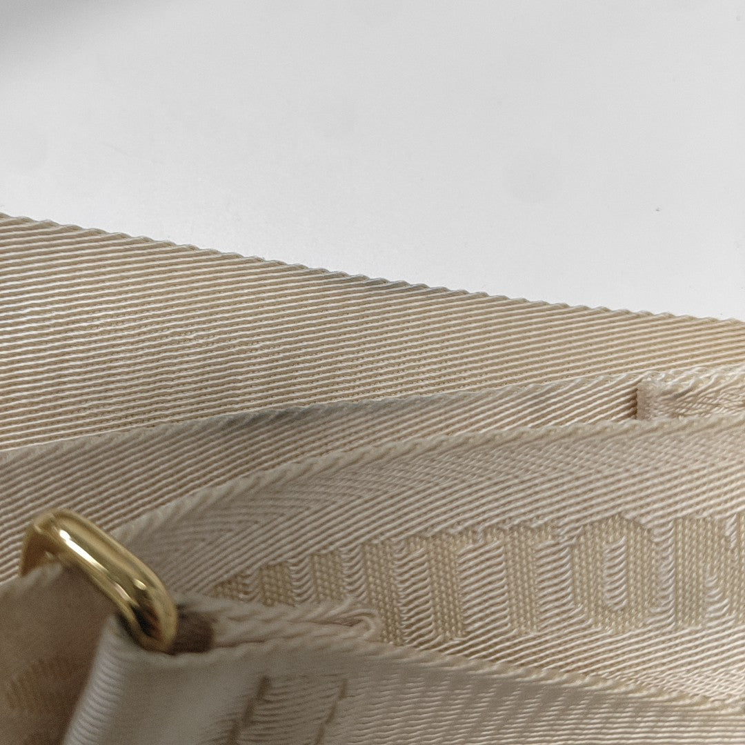 PAPILLON BB Monogram Calfskin Beige