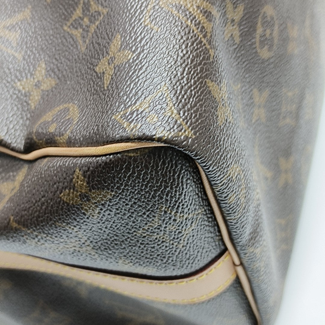 SPEEDY 25 Monogram Coated Canvas Brown