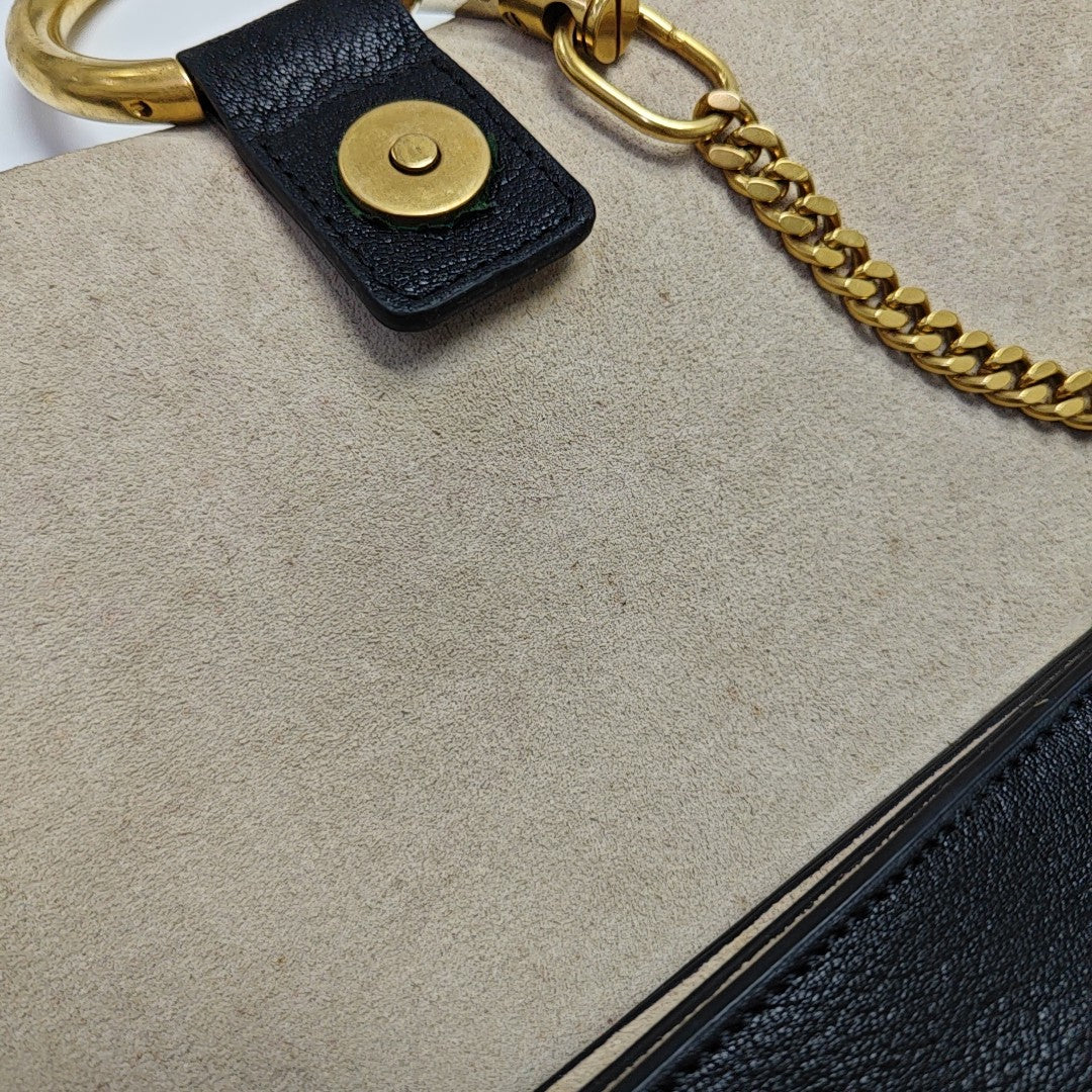 Faye Small Calfskin Black