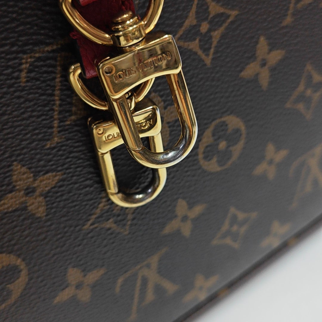 FLANDRIN Monogram Coated Canvas Brown