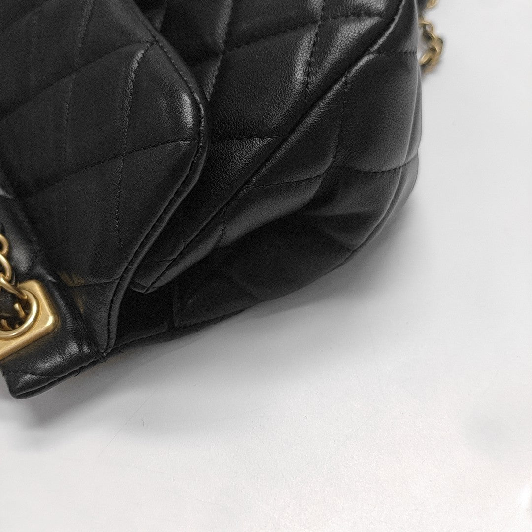 Quilted Lambskin Small Black