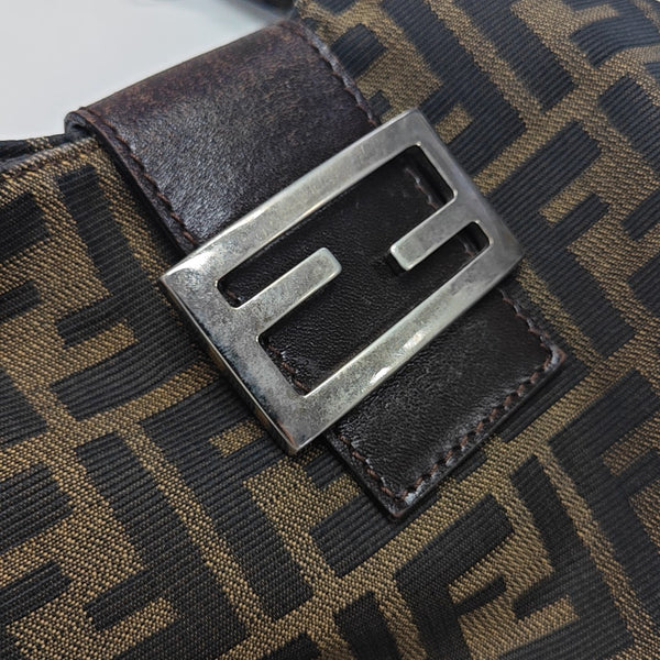 Canvas Shoulder Bag Brown