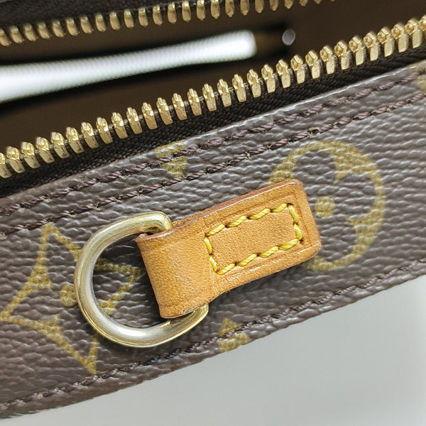 SPONTINI Monogram Coated Canvas Brown