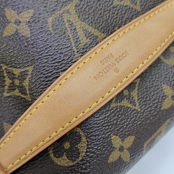 BUMBAG Monogram Coated Canvas Brown