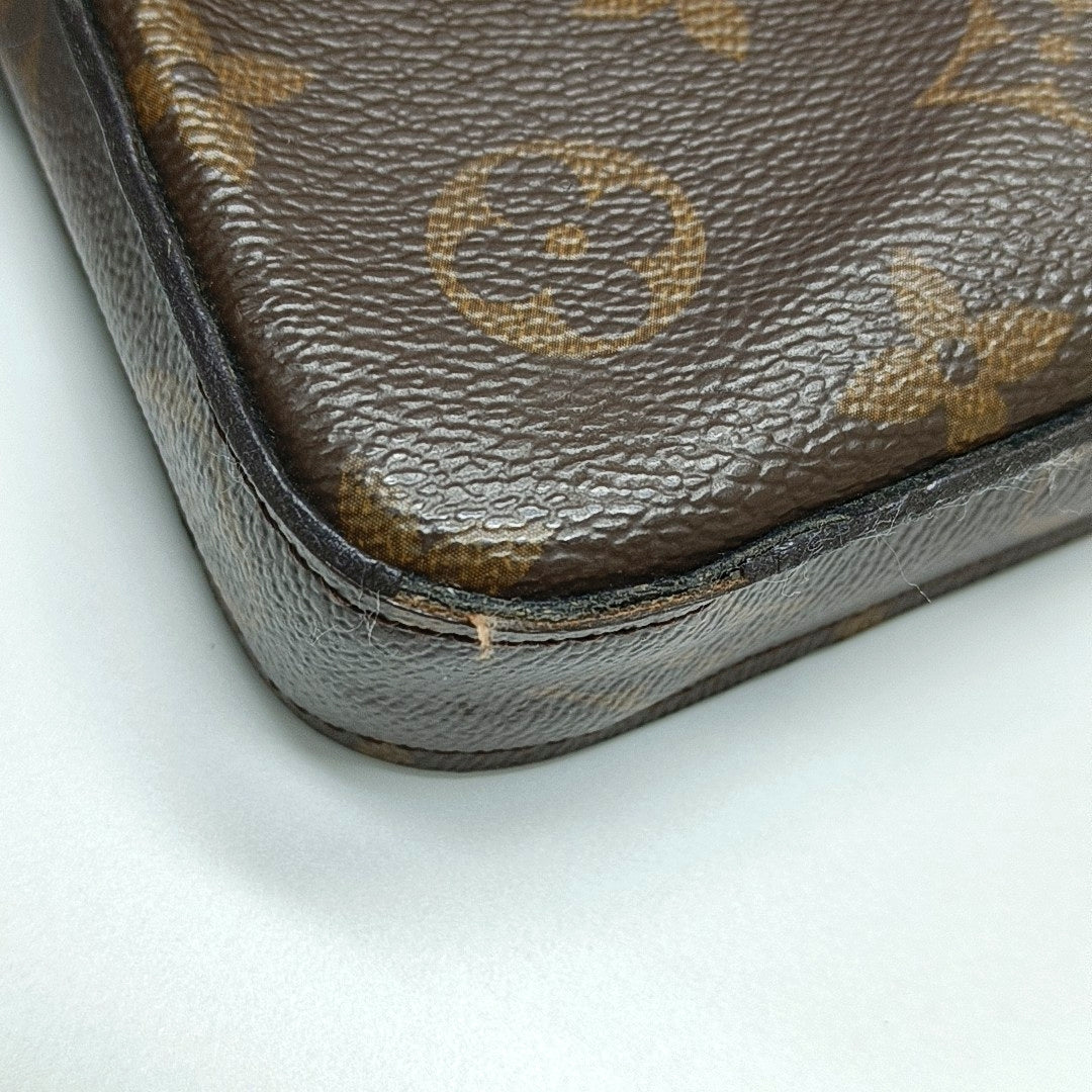 Authenticated pre-owned  FÉLICIE Monogram Coated Canvas Brown - Shoulder Bag at Looply