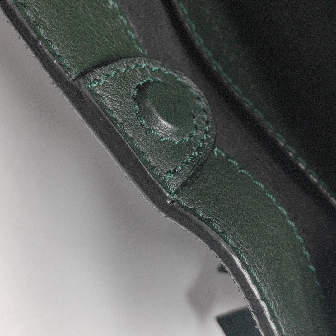 Suede Fringe Mini Suede Green