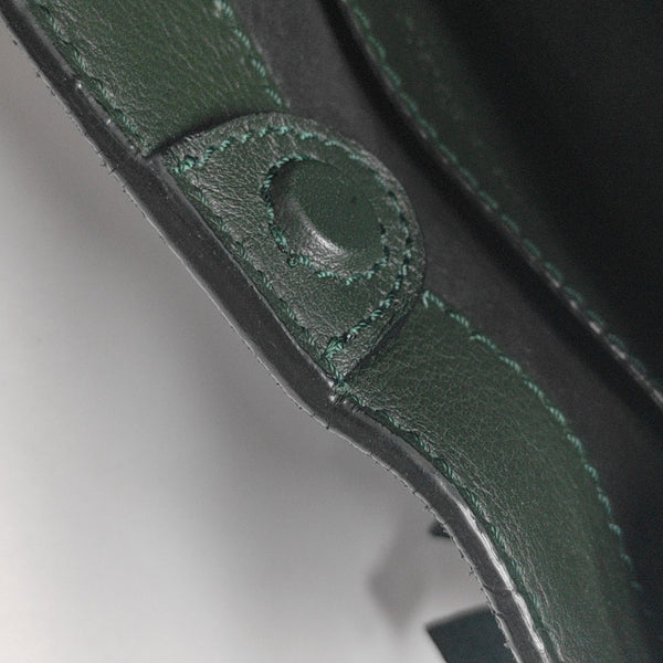 Suede Fringe Mini Suede Green