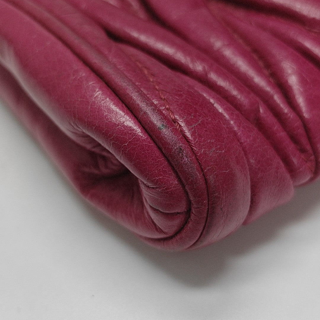 Matelassé Lambskin Red