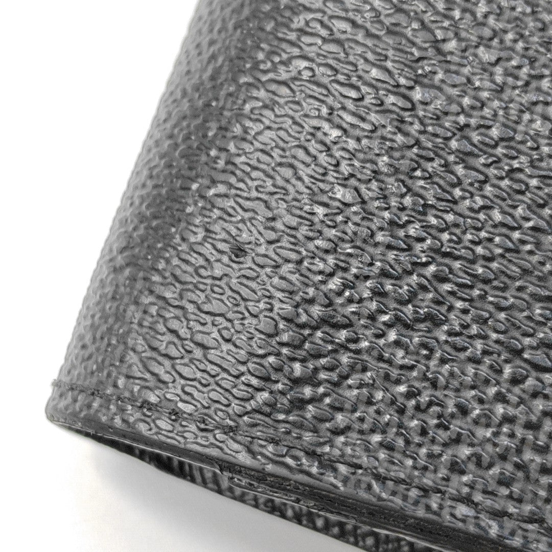 BRAZZA Damier Graphite Coated Canvas Gray Wallet