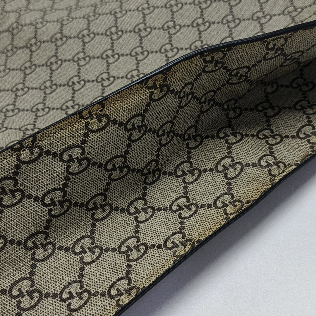 Monogram Coated Canvas Tote Bag Beige