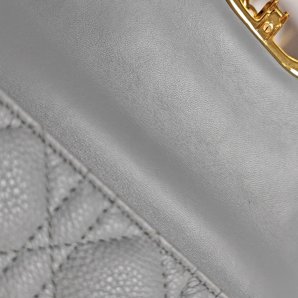 Dior Caro Small Cannage Calfskin Blue