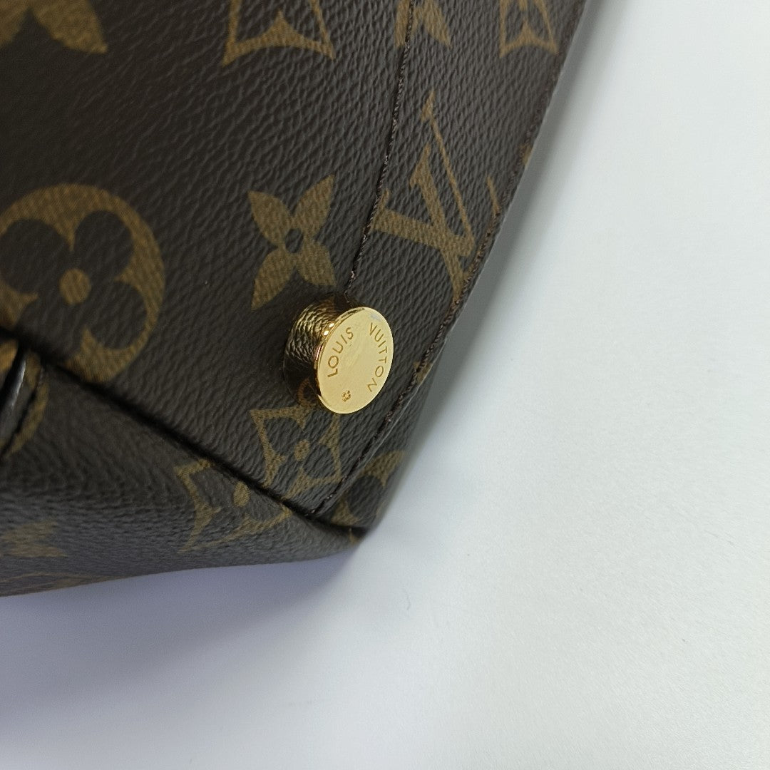 MAJESTUEUX Monogram Coated Canvas Brown