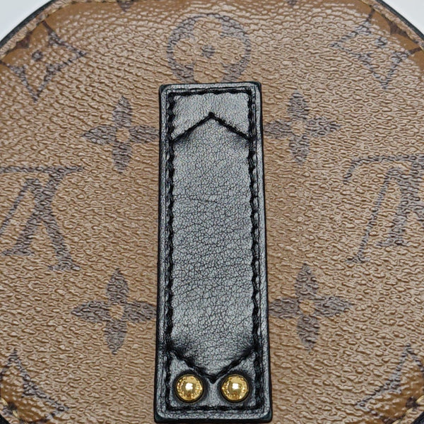 BOITE CHAPEAU Mini Monogram Coated Canvas Brown