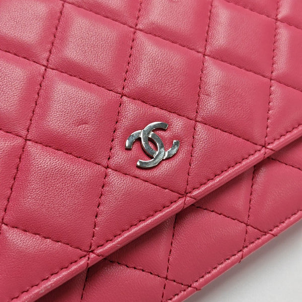 WOC Quilted Lambskin Pink