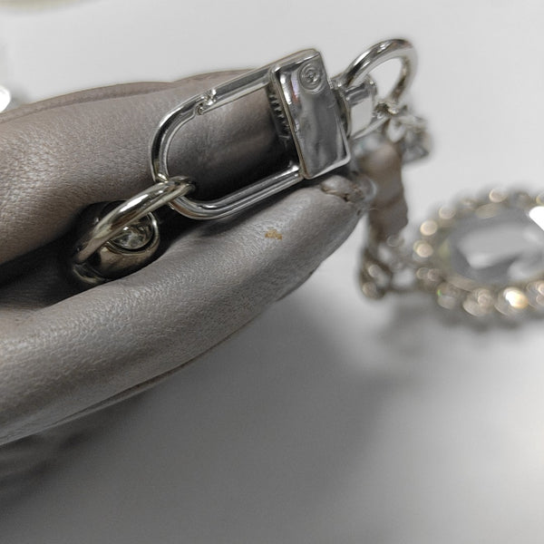 Quilted Lambskin Top Handle Bag Purple