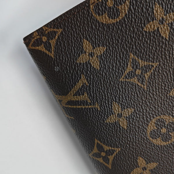 TOILET POCKET 26 Monogram Coated Canvas Brown