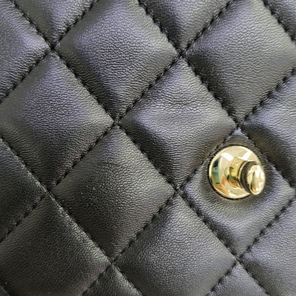 CLASSIC FLAP Mini Quilted Lambskin Black