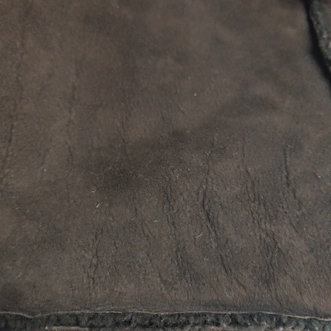 Fabric Top Handle Bag Brown