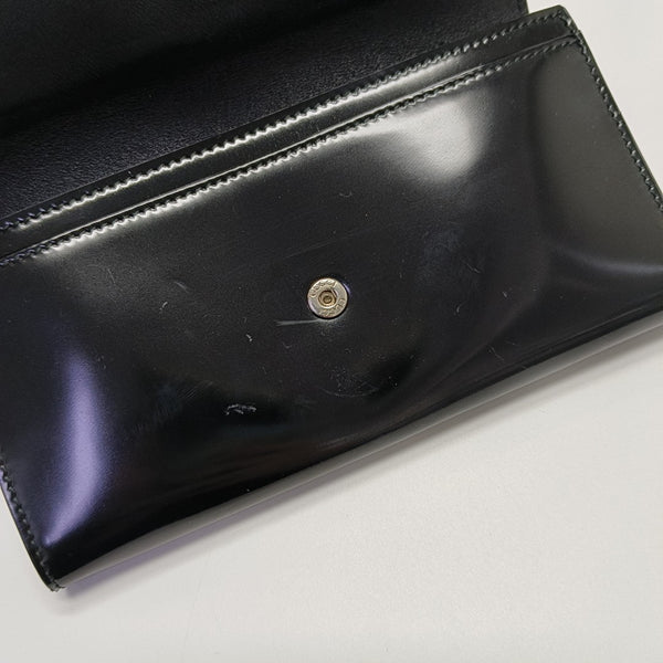 Interlocking G Small Calfskin Black Wallet