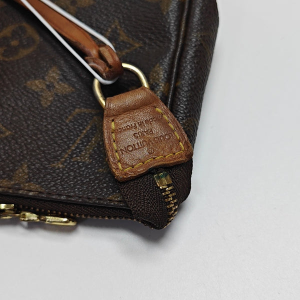 ACCESSOIRES Monogram Coated Canvas Brown