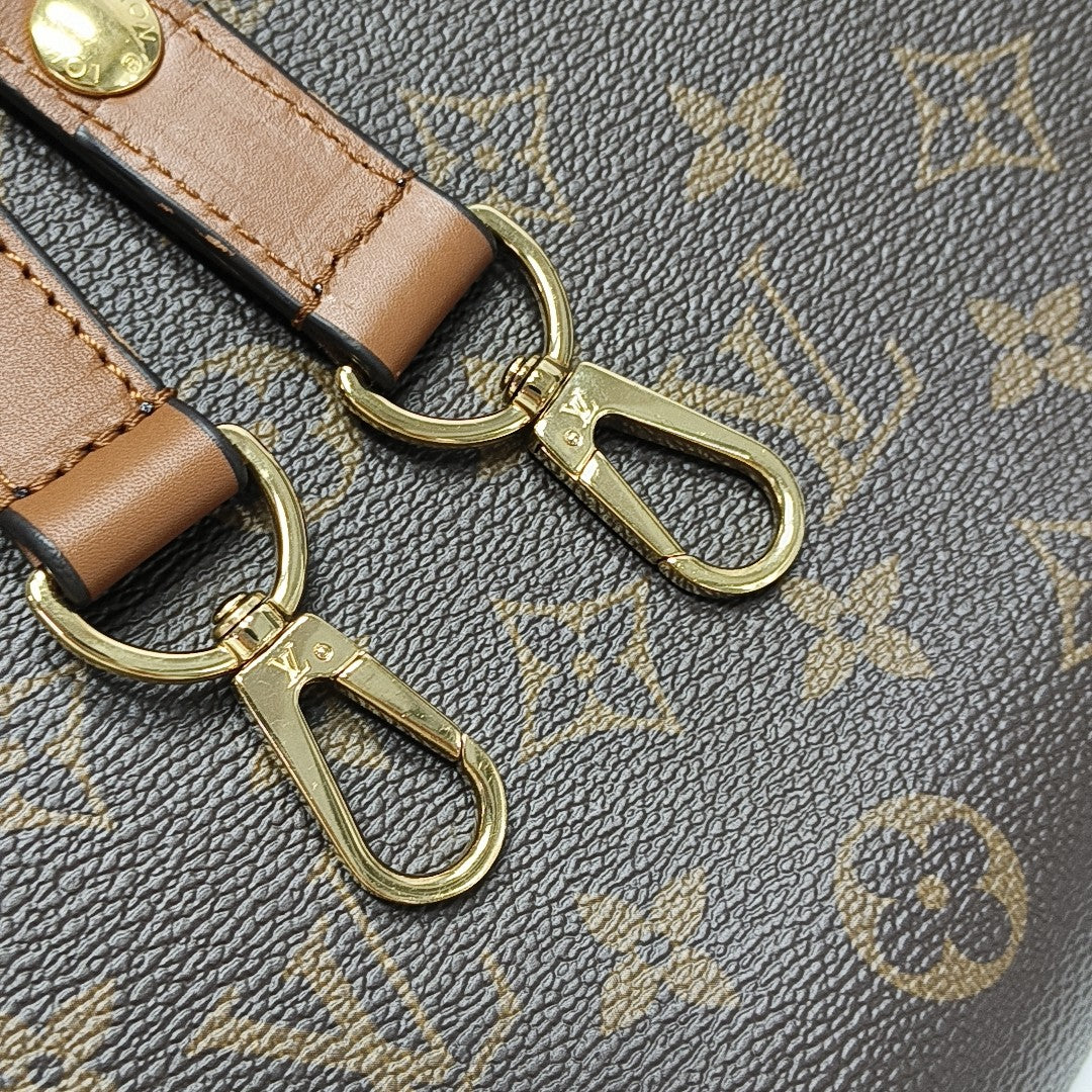 DAUPHINE MM Monogram Coated Canvas Brown