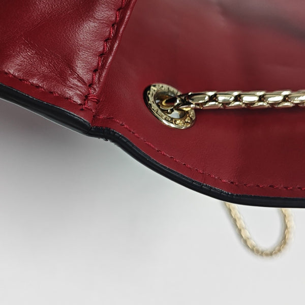 SERPENTI FOREVER Small Calfskin Red