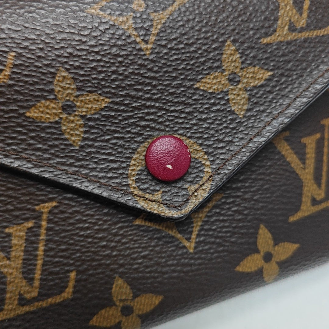 VICTORINE Monogram Coated Canvas Brown Card Holder