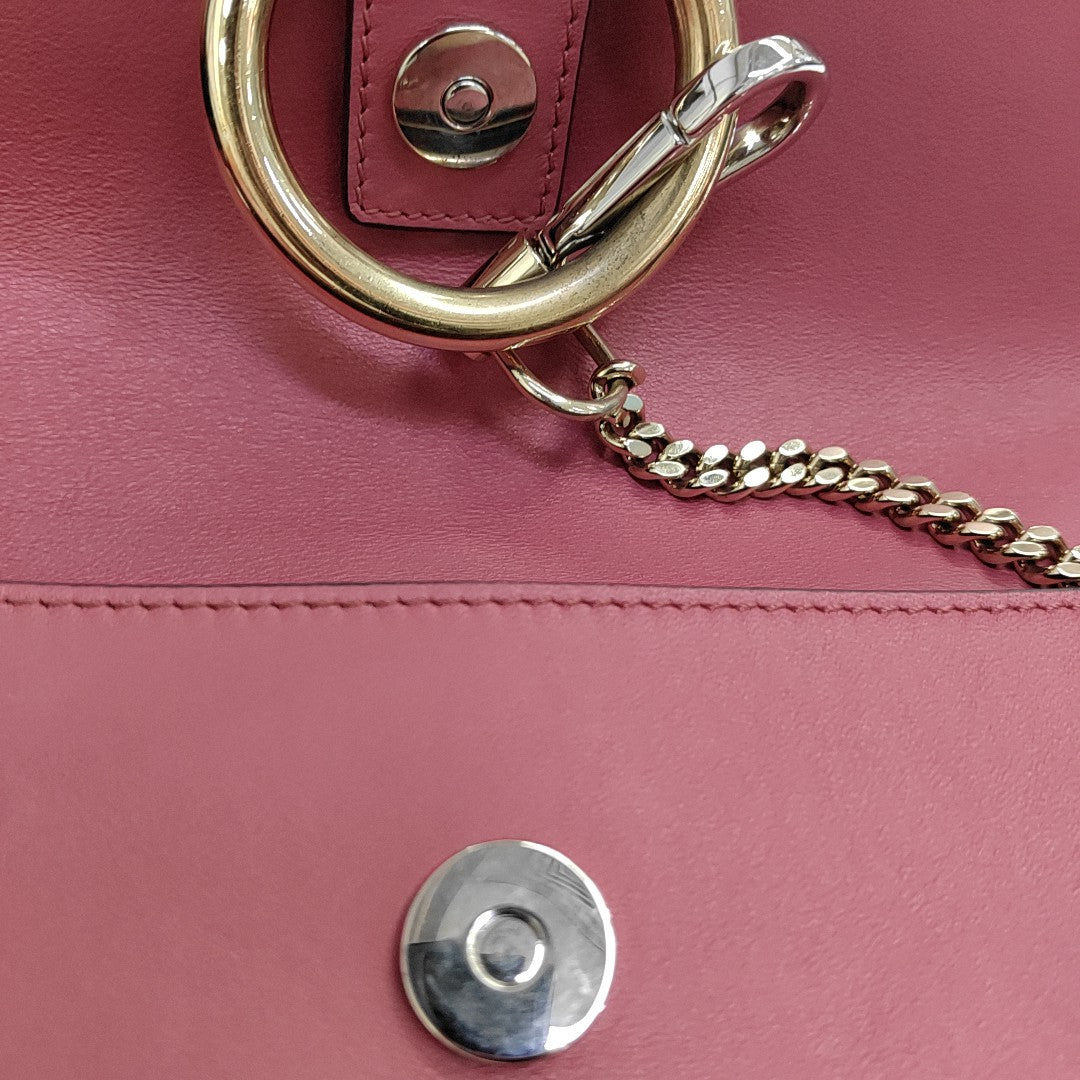 Faye Small Calfskin Red