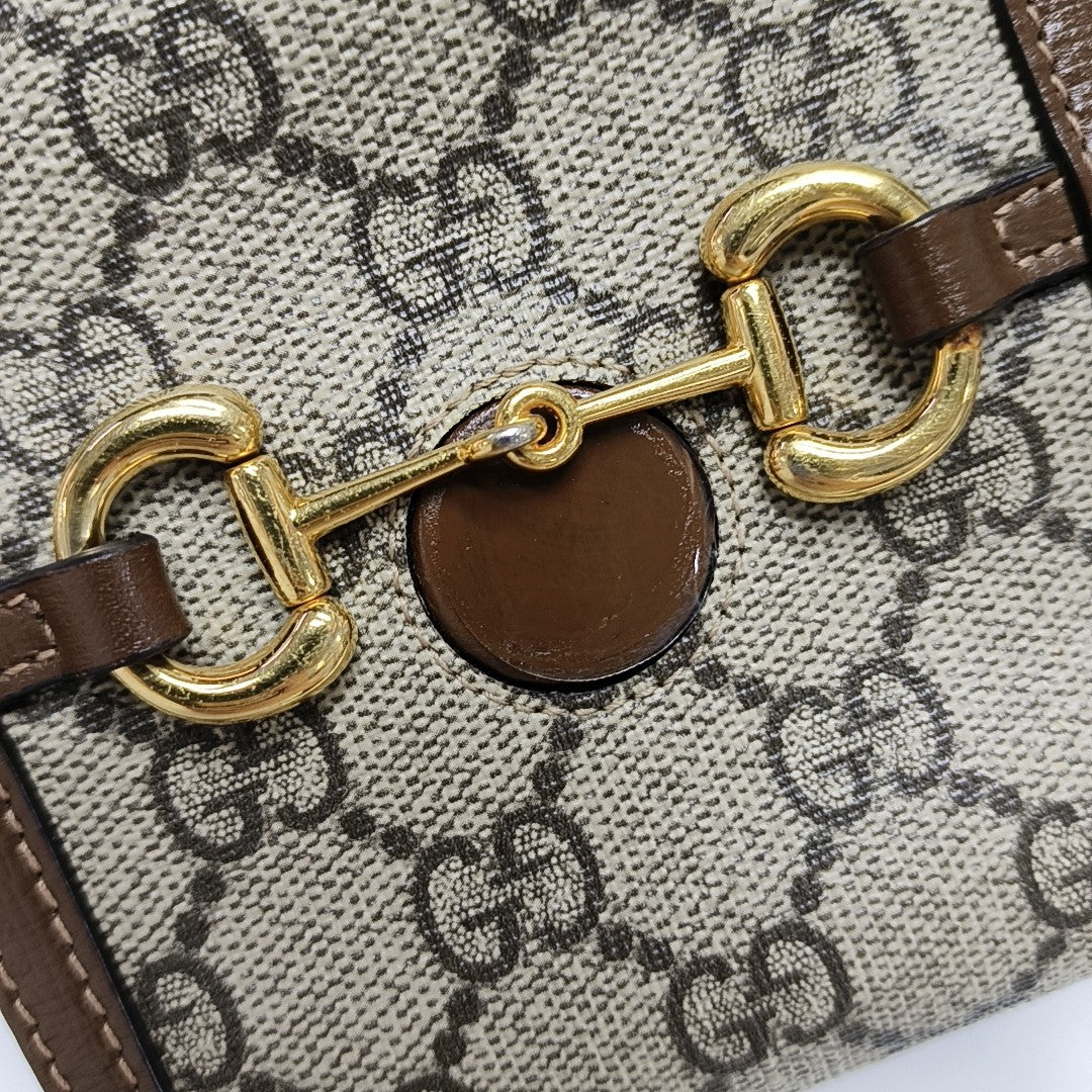 Horsebit 1955 Mini Coated Canvas Beige