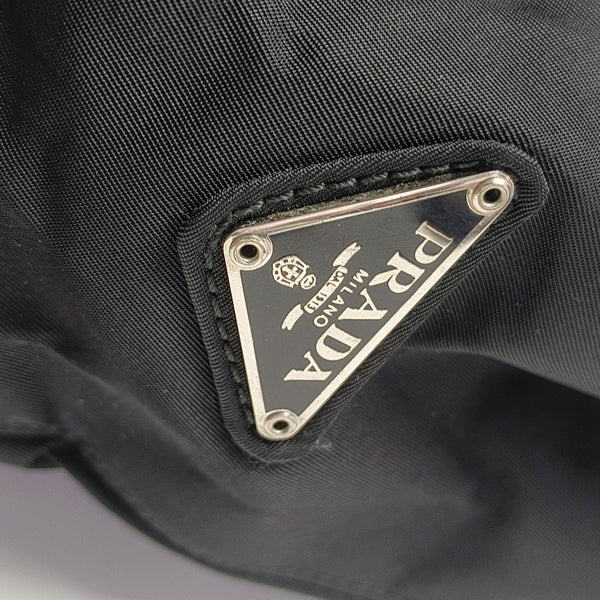 Nylon Shoulder Bag Black