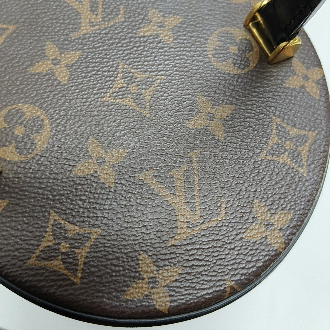 CANNES PM Monogram Coated Canvas Brown