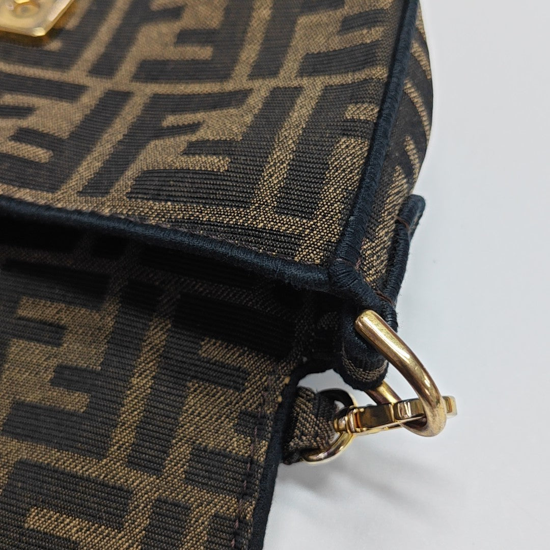 Baguette Mini Fabric Brown