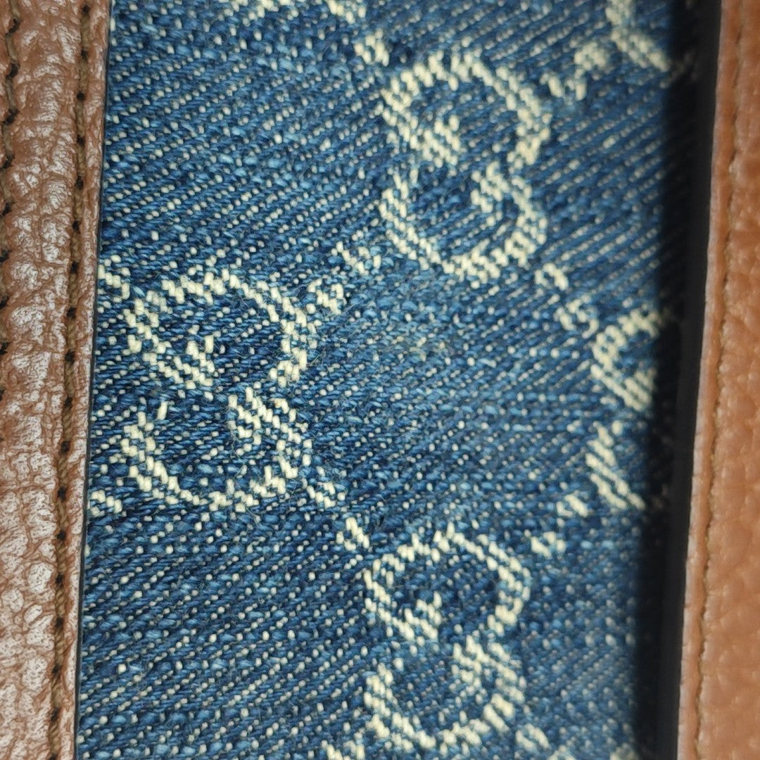 Dionysus Super Mini Monogram Denim Blue