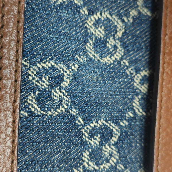 Dionysus Super Mini Monogram Denim Blue