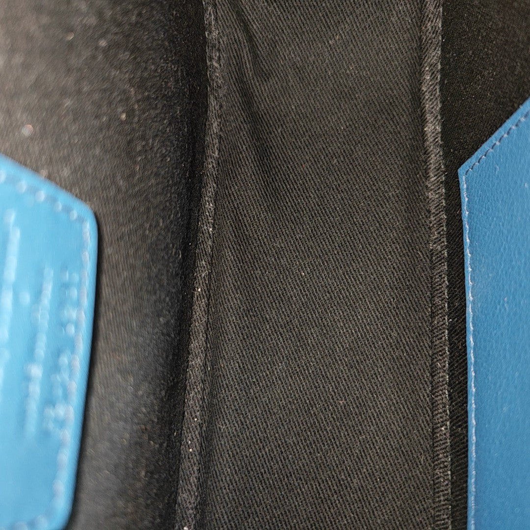Gancini Calfskin Blue